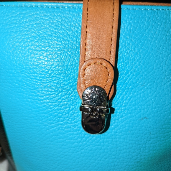 Valentina soft pebbled leather crossbody bag. - Picture 8 of 12